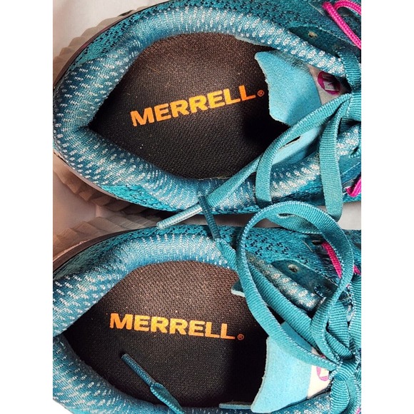 Womens Merrell Agility Peak Flex 3 Size 9.5 Athletic Shoes Capri Breeze Sneakers - Picture 6 of 8